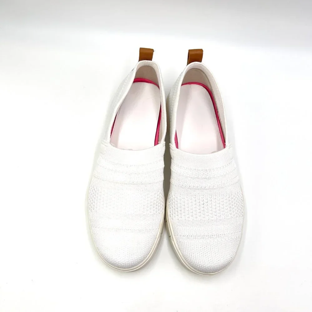 Ryka Womens Hera White Knit Slip On Comfort‎ Casual Sneakers Shoes 5.5M - Picture 3 of 12